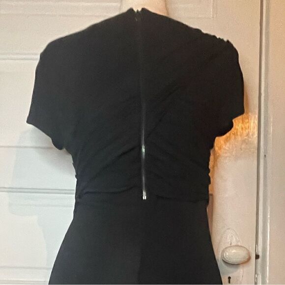 Alice + Olivia Chiffon Drape Sheath Dress - Picture 9 of 15